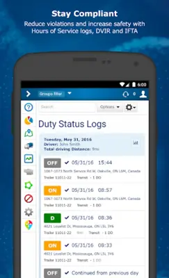 MyGeotab Fleet Management android App screenshot 2